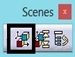 Scenes toolbar in the CATIA V5 Assembly Design workbench