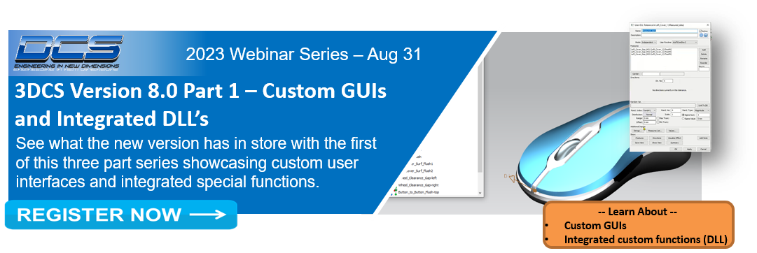 3DCS Version 8 webinar series - register