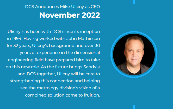 DCS Announces New CEO