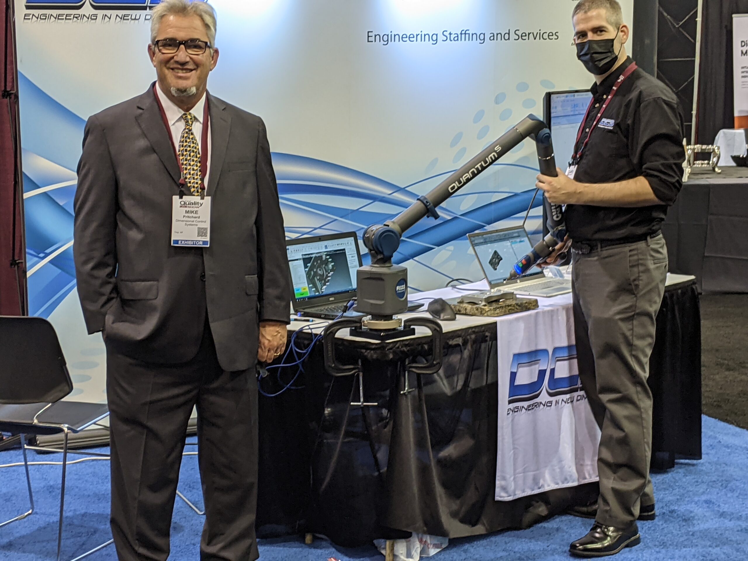 Mike Pritchard and Ben Reese at the Quality Show