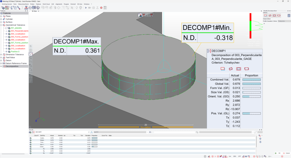 Decomposition Analyzer - Manufacturing Quality Pack - Metrologic DCS