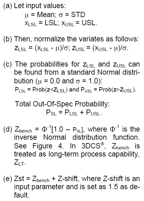DPMO - Inputs to calculate Zst