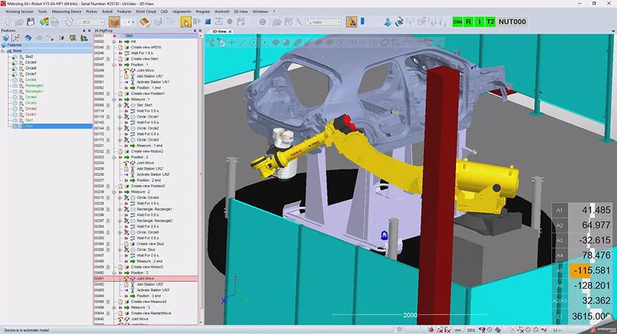 Metrolog Program Metrolog I-Robot: Innovative 3D Metrology Software