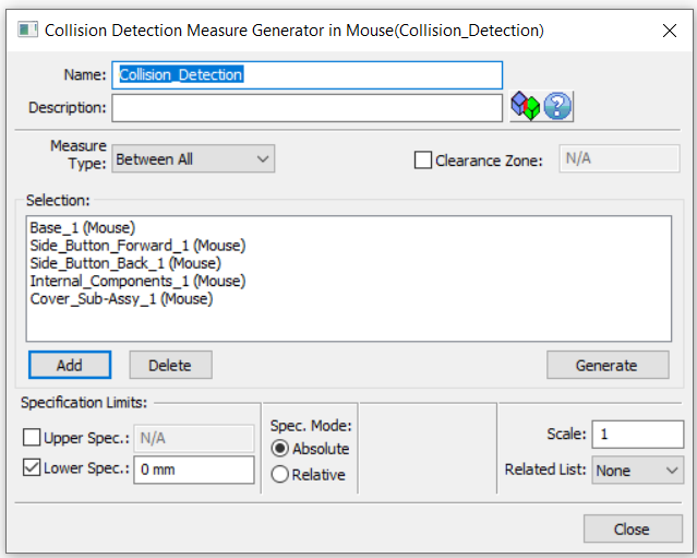 Collision Detection Now in 3DCS