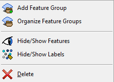 Right-Click Options - 3DCS