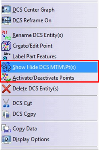 Hide/Show Points in 3DCS